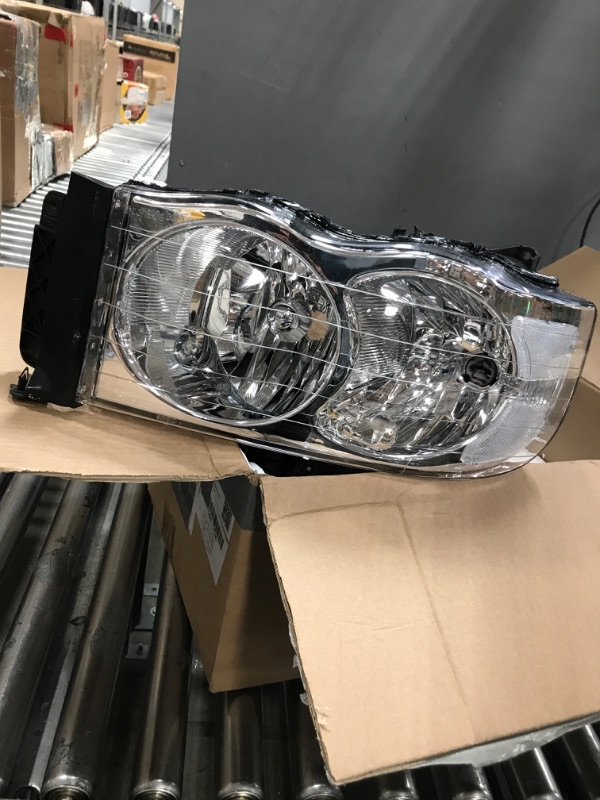 Photo 2 of BRYGHT Headlight Assembly Fit for 2002-2005 Dodge Ram 1500 Pickup and 2003-2005 Dodge Ram 2500/3500 Pickup Passenger and Driver Side