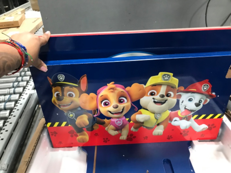 Photo 3 of Delta Children Deluxe Toy Box, PAW Patrol