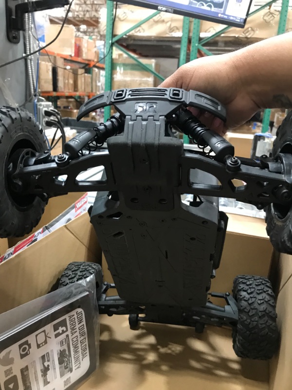 Photo 4 of ARRMA 1/10 Big Rock 4X4 V3 3S BLX Brushless Monster RC Truck RTR (Transmitter and Receiver Included, Batteries and Charger Required), Black, ARA4312V3