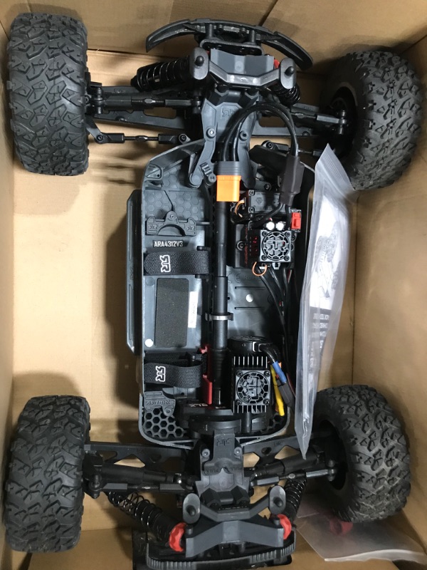 Photo 5 of ARRMA 1/10 Big Rock 4X4 V3 3S BLX Brushless Monster RC Truck RTR (Transmitter and Receiver Included, Batteries and Charger Required), Black, ARA4312V3