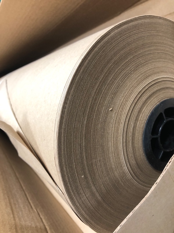 Photo 2 of School Smart Butcher Kraft Paper Roll, 40 lb, 36 Inches x 1000 Feet, Brown - 085445