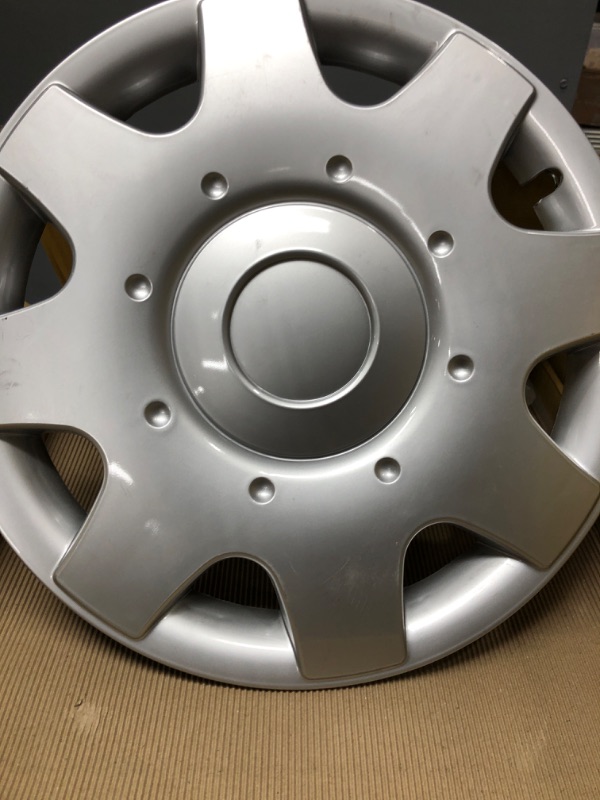 Photo 2 of 16 inch Hubcaps Best for 2011-2017 Nissan Quest - (Set of 4) Wheel Covers 16in Hub Caps Silver Rim Cover - Car Accessories for 16 inch Wheels - Snap On Hubcap, Auto Tire Replacement Exterior Cap