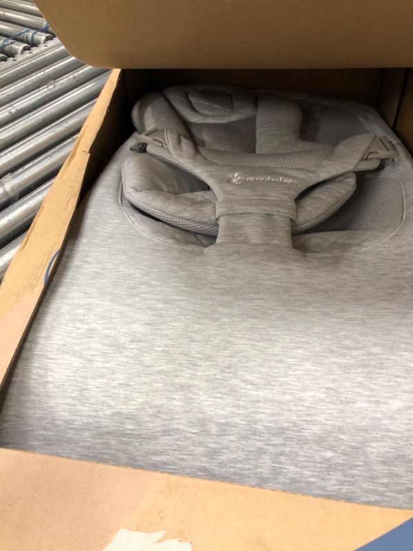 Photo 1 of Ergobaby Evolve 3-in-1 Bouncer, Adjustable Multi Position Baby Bouncer Seat, Fits Newborn to Toddler, Light Grey Bouncer Light Grey