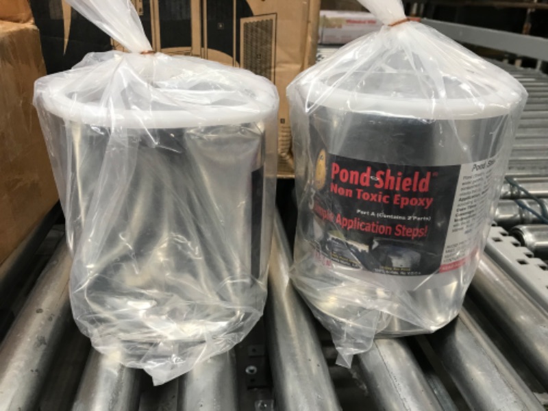 Photo 1 of **DENTS ON CANS**Pond Shield 1.5-qt. Clear Non Toxic Epoxy
