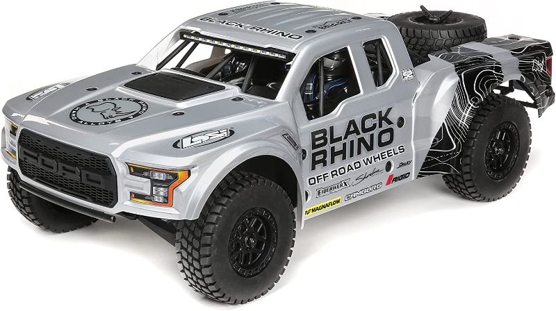 Photo 1 of Losi RC Truck 1/10 Black Rhino Ford Raptor Baja Rey 4 Wheel Drive Brushless RTR Battery and Charger Not Included with Smart LOS03020V2T2
