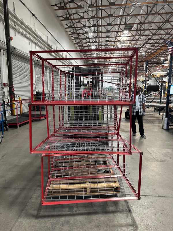 Photo 2 of **Bundle of three, 4 tier wire racks**