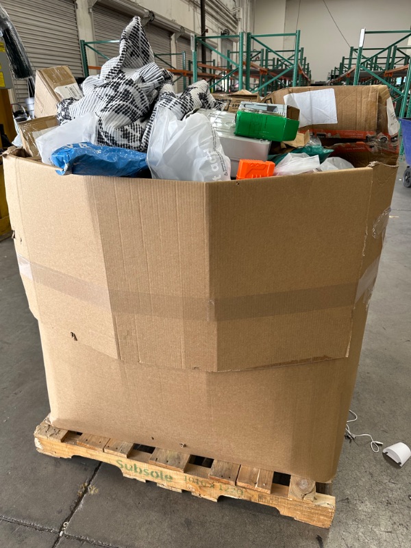Photo 1 of **PALLET OF HOME GOODS, ELECTRONICS, HARDWARE, AND CARPARTS.**SOLD AS IS**NONREFUNDABLE**