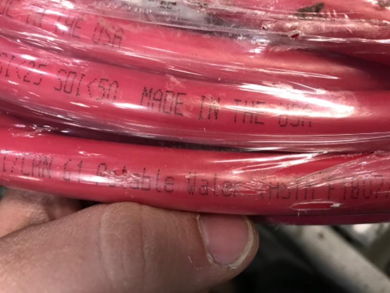 Photo 3 of 1/2" x approximately 20ft Ft Red For Potable Water Domestic Water hose 