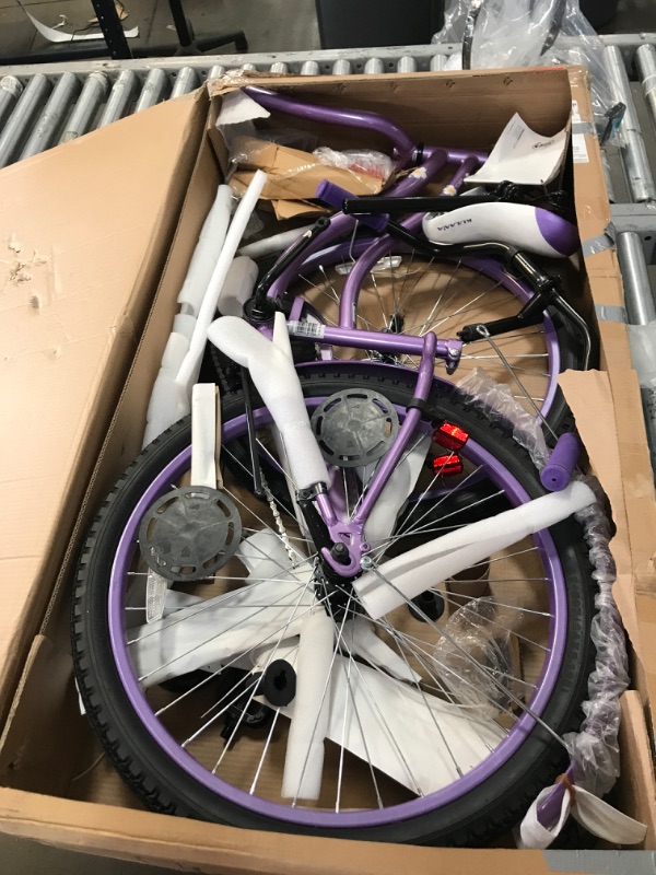 Photo 2 of **PARTS ONLY**DAMAGED**
Kulana Hiku Cruiser Bike, Multiple Colors 24-Inch Wheels Purple