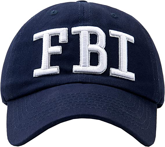 Photo 1 of FBI hat blue white letters 