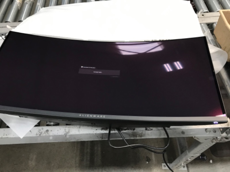 Photo 3 of Alienware 34 Inch Curved PC Gaming Monitor, 3440 x 1440p Resolution, Quantum Dot OLED 175Hz, 1800R Curvature, True 1ms GTG, 1,000,000:1 Contrast Ratio, 1.07 Billion Colors, AW3423DW - Lunar Light 34.18 Inches AW3423DW