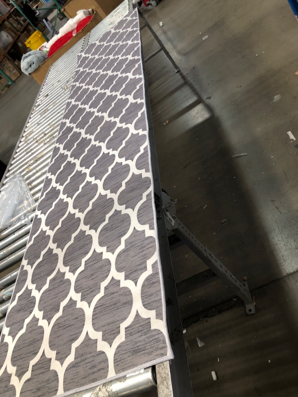 Photo 1 of **USED** 28"x118" Grey Rug Runner