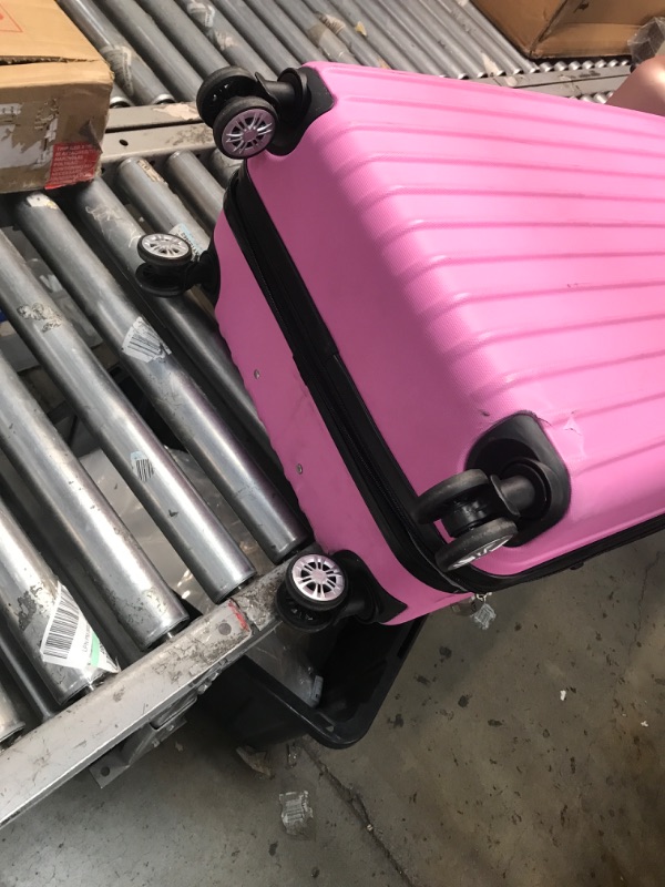 Photo 4 of **BIG ONE ONLY**
Facozy Luggage Sets Hardside with Spinner Wheels Expandable,  28" (Pink)