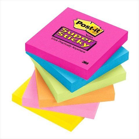Photo 1 of 15 PACK ---Post-It Super Sticky Notes Display (ASSORTED COLORS )
