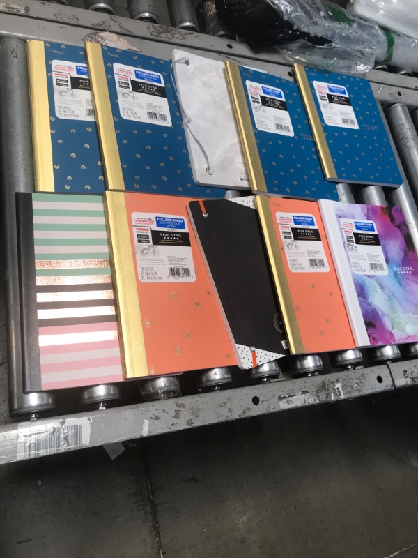 Photo 1 of BUNDLE OF ASSORTED RULED COMPOSITION NOTEBOOKS  (10 NOTEBOOKS)