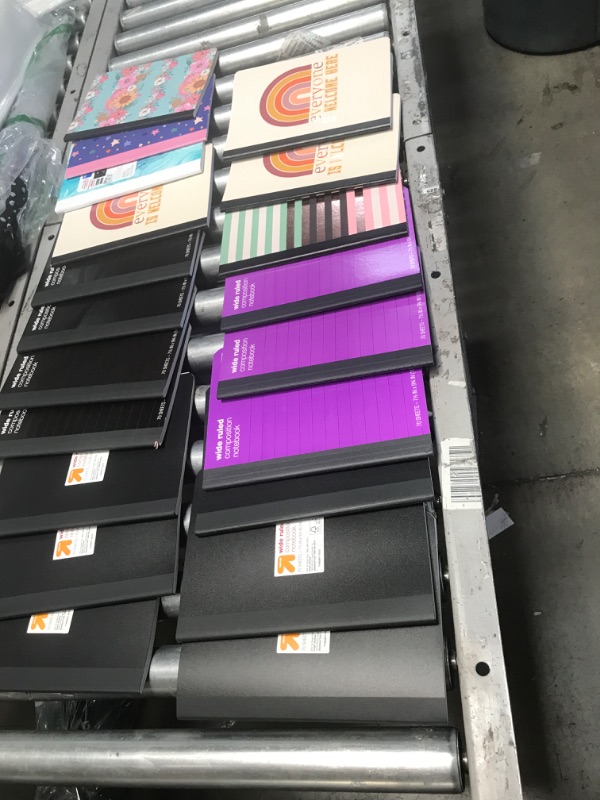 Photo 1 of BUNDLE OF ASSORTED RULED COMPOSITION NOTEBOOKS  (20 NOTEBOOKS)