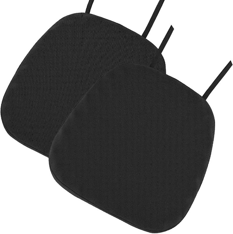 Photo 1 of 
Only One Cushion******baibu 14x14 Inches Non Slip Metal Chair Pads, Soft Metal Kitchen Chair Cushion with Ties Metal Stackable Chair Seat Cushion