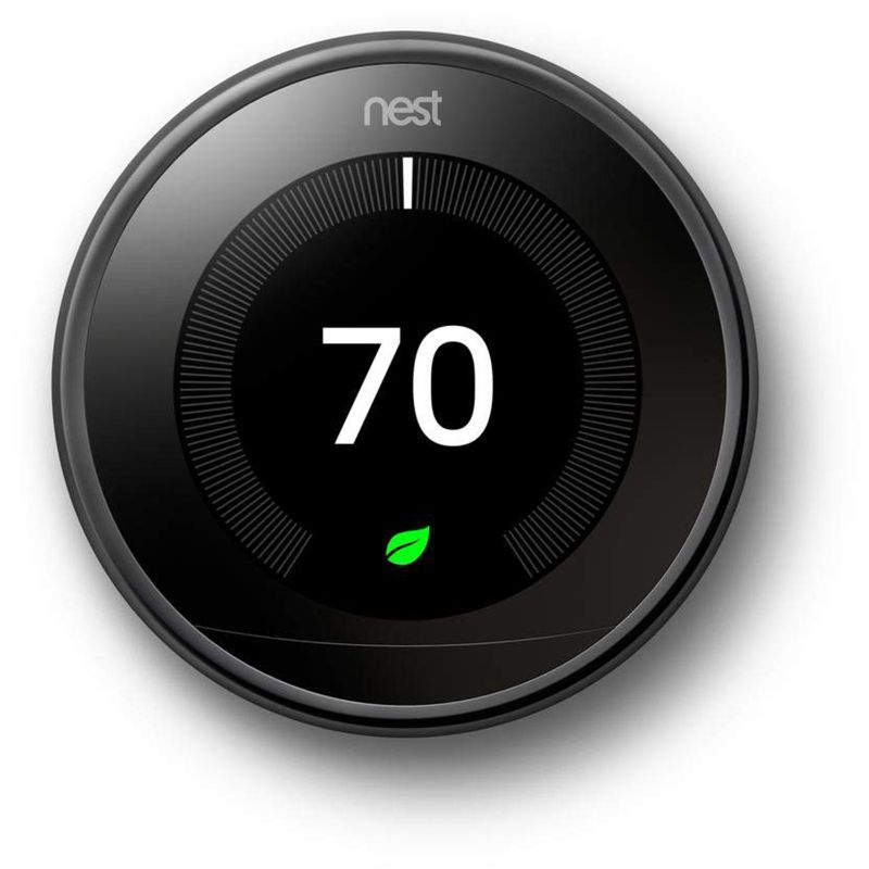 Photo 1 of Google Nest Learning Thermostat - 3rd Generation - Brass