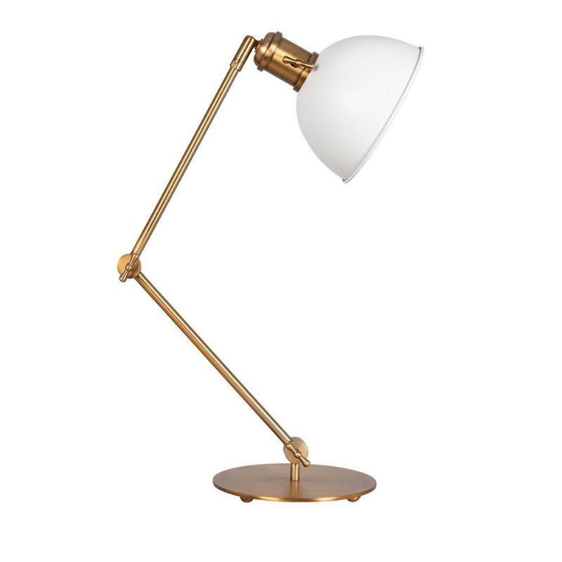 Photo 1 of Metal Desk Lamp Antique Brass - Threshold™
