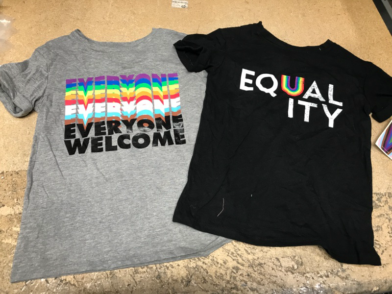 Photo 1 of 2 Shirts Bundle- Target Pride Rainbow T Shirt Size Youth Small  
