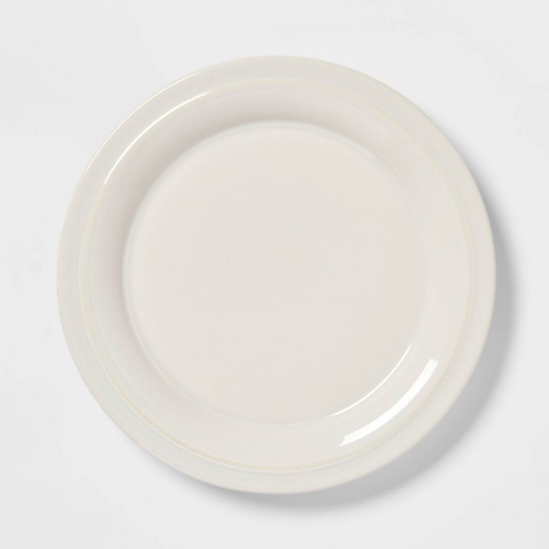 Photo 1 of (pack of 3) 10" Porcelain Woodbridge Dinner Plate White - Threshold™
