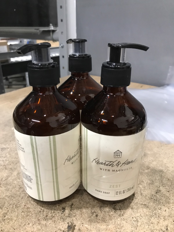 Photo 2 of (pack of 3) 12 Fl Oz Zest Hand Wash - Hearth & Hand™ with Magnolia
