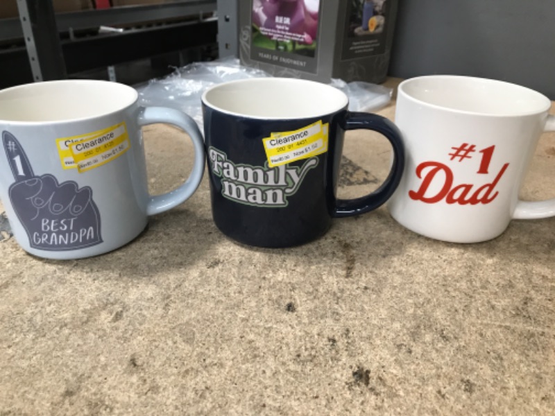 Photo 1 of 3PK-DAD/GRANDPA APPRECIATION MUGS (STYLES VARY)
