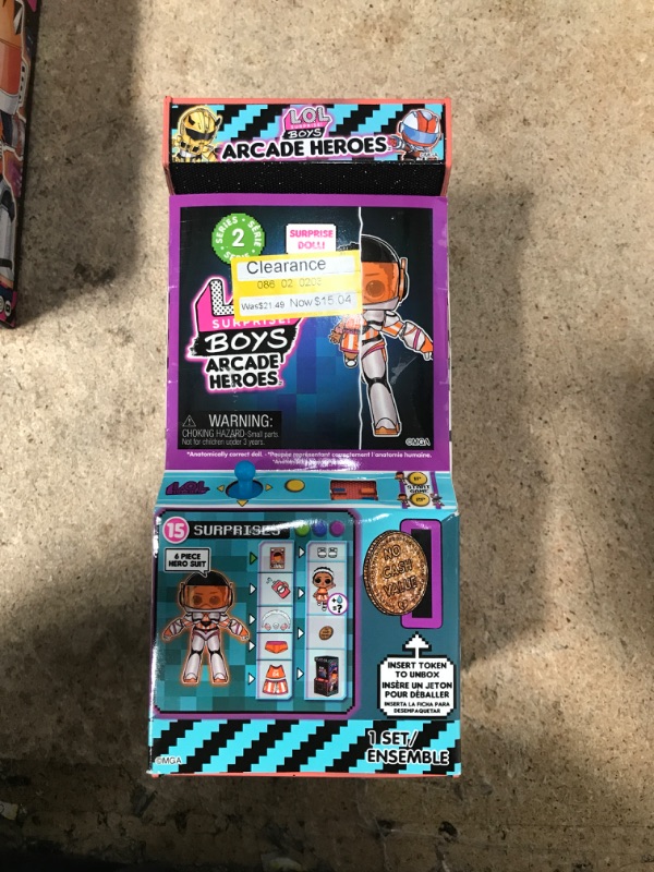 Photo 2 of LOL Surprise Arcade Heroes Series 2 Action Figure with 15 Surprises Including Hero Suit, Boy or Ultra-Rare Girl Doll and Accessories, Trading Card- Toy Gift for Girls Boys Ages 4 5 6 7+