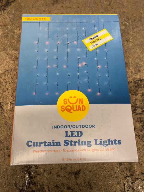 Photo 2 of 100ct String Lights Americana - Red/White/Blue - Sun Squad&#8482;