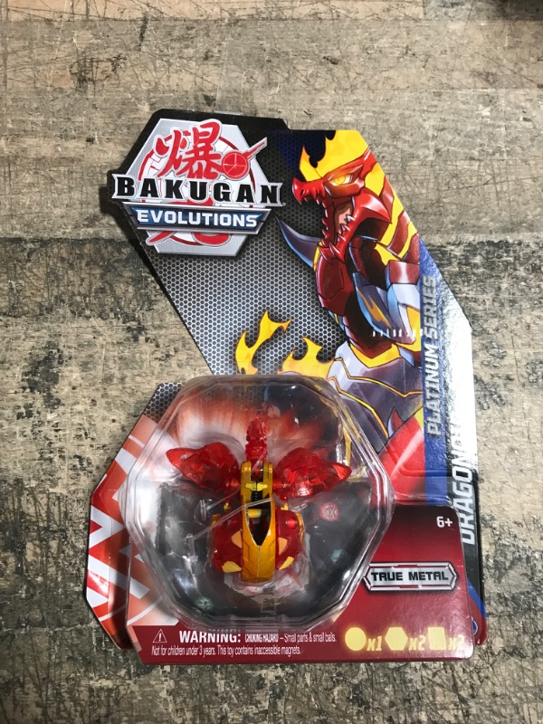 Photo 2 of Bakugan Evolutions Platinum Dragonoid (Red)