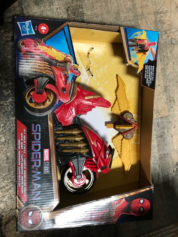 Photo 1 of MISSING SPIDERMAN BIKE ONLY**** Marvel Spider-Man Deluxe Jet Web Cycle