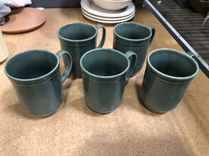 Photo 1 of 15oz Porcelain Courtland Mug - Threshold™ - Set of 5