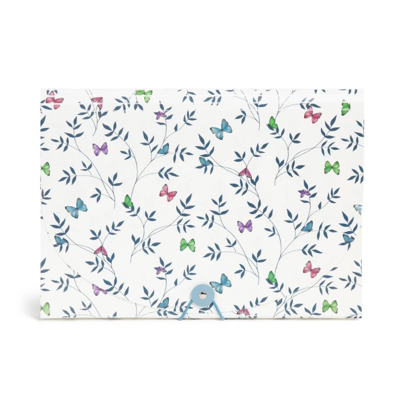 Photo 1 of U Brands 13 Pocket Poly Expandable Folder - Regency Butterfly - Pack of 6