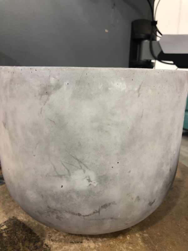 Photo 1 of 12&#34; Wide Concrete Planter Pots Gray - Project 62&#8482;