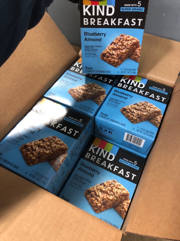 Photo 2 of *EXPIRE Dec 2022*
KIND Breakfast Bars, Blueberry Almond, Healthy Snacks, Gluten Free, 32 Count