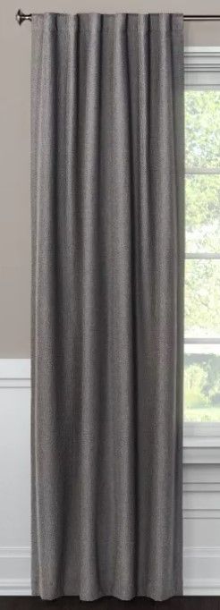 Photo 1 of 1pc Blackout Aruba Linen Window Curtain Panel - Threshold™ - 50"W x 95"L

