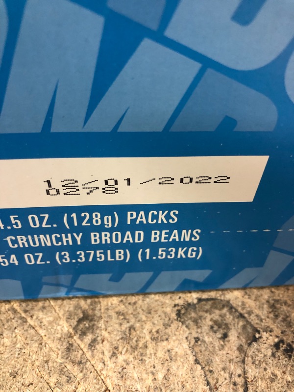 Photo 3 of *EXPIRE Dec 2022*
Bada Bean Bada Boom - Plant-Based Protein, Gluten Free, Vegan, Crunchy Roasted Broad (Fava) Bean Snacks, 100 Calories per Serving, Sea Salt, 4.5 Ounce (Pack of 12)
