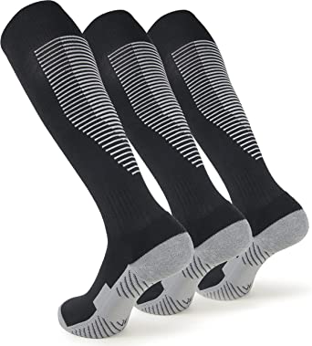 Photo 1 of BomKinta Soccer Socks for Adult Youth Kids Multi-Sport Socks (2 / 3 Pack)
