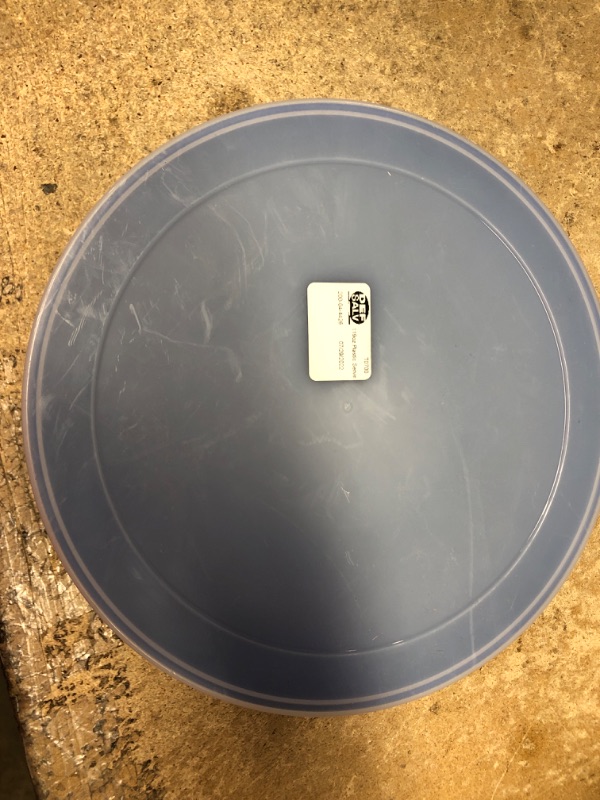 Photo 2 of **USED** Blue Plastic Bowl with Lid