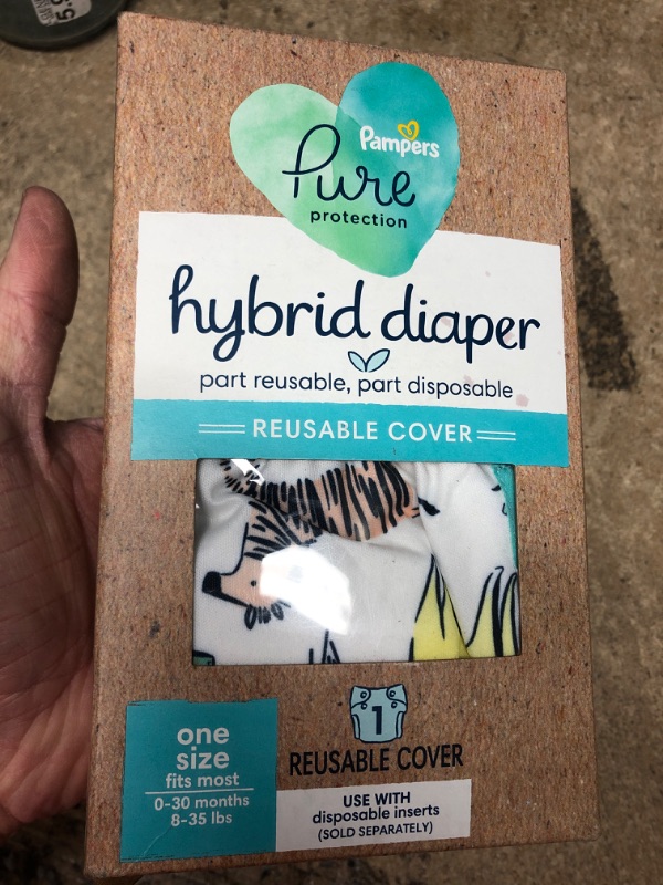 Photo 1 of **USED**  Pampers Pure Hybrid Reusable Cloth Diaper Covers - (Select Pattern and Count)