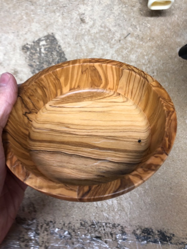 Photo 2 of **DAMAGED** 12oz Olivewood Serving Bowl - Threshold