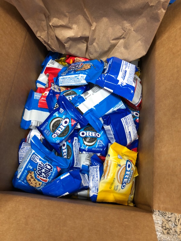 Photo 2 of **NEW**  OREO Original, OREO Golden, CHIPS AHOY! & Nutter Butter Cookie Snacks Variety Pack, Holiday Christmas Cookies, 56 Snack Packs (2 Cookies Per Pack) Expiration Date: 03/16/2023