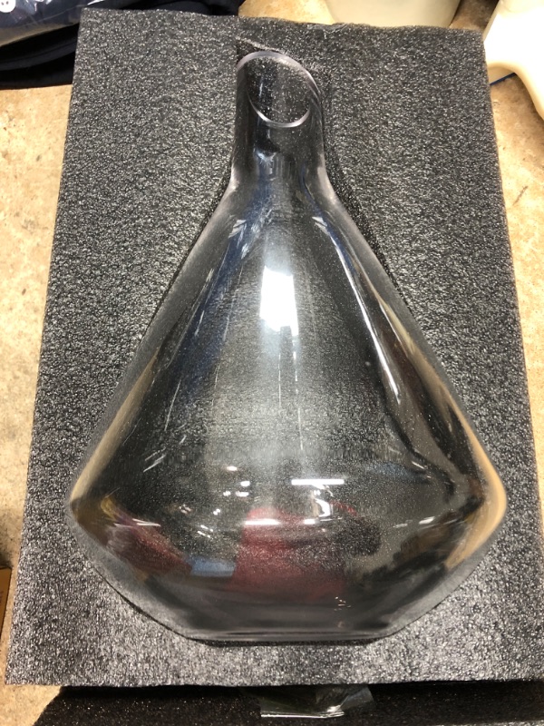 Photo 2 of **NEW** Wine Decanter – Hand-Blown Crystal Wine Carafe – Elegant Modern Pouring Vessel for Hosting Parties – Wine Aerator for Better Wine Experience (70 oz)