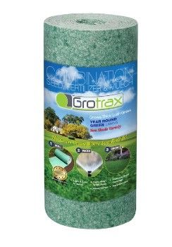 Photo 1 of **NEW** Grotrax 55-ft x 1-ft Compost Fabric Natural Seed Blanket