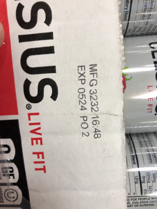 Photo 3 of **NEW/FACTORY SEALED**  CELSIUS Raspberry Acai Green Tea, Functional Essential Energy Drink 12 Fl Oz (Pack of 12) Raspberry Acai Green Tea 12 Fl Oz (Pack of 12) Expiration Date: 05/2024