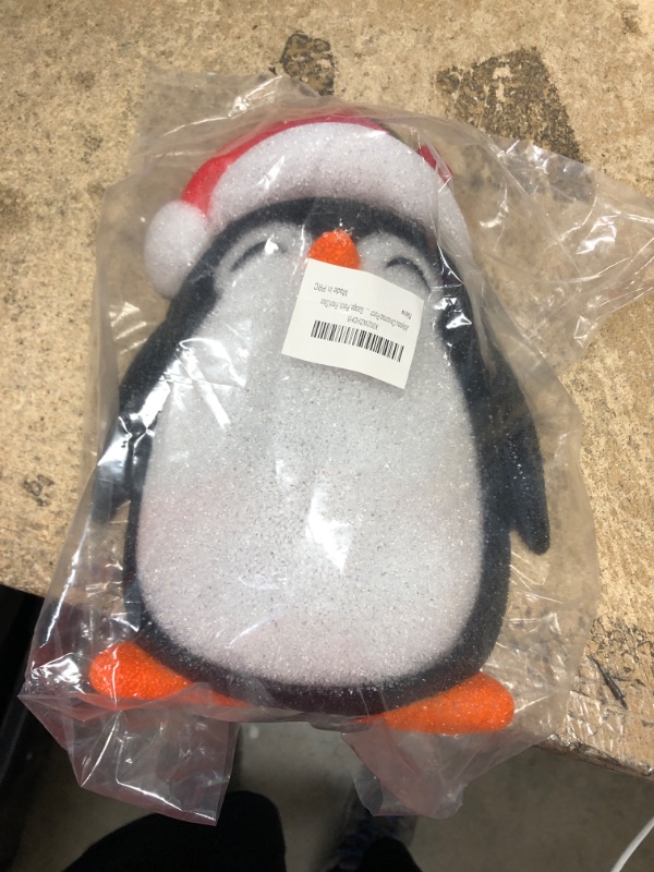 Photo 2 of **NEW**  Joliyoou Christmas Porch Light Cover, 11.8" x 9.6" x 4.1" Christmas Penguin Outdoor Light Cover, Christmas Holiday Decorations Porch Light Covers for Garage, Porch, Front Door