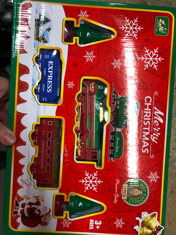 Photo 2 of **NEW**  NextPro Toy Train Set, Vintage Train Toy Christams Tree Train Track Toys with Lights for Kids, Toddlers Aged 3 4 5 6+ Year Old Kids