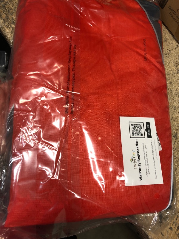 Photo 2 of **NEW/ONLY 1**  Waterproof Fleece Dog Winter Coat - Warm 2XL Dog Snow Jacket for Cold Weather by Lautus Pets (Red) 2XL Red