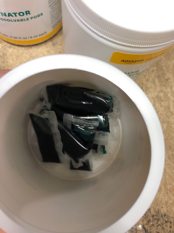 Photo 3 of **NEW/BUNDLE OF 5**   AmazonCommercial Dissolvable Odor Eliminator Refill Jar - 12 Pacs 12 Refills