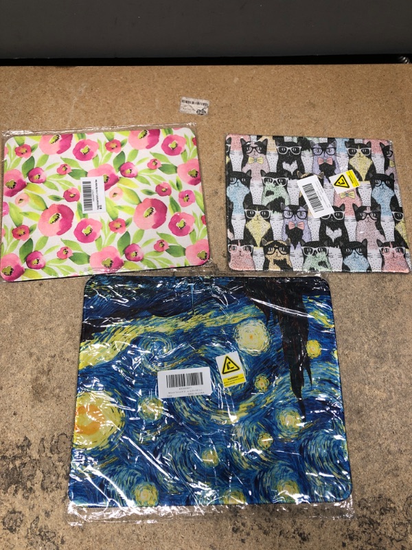 Photo 1 of 3 Pack Bundle of Mouse Pads
